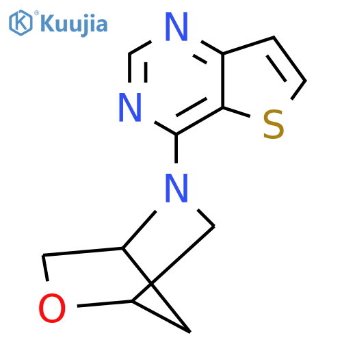 5-{thieno[3,2-d]pyrimidin-4-yl}-2-oxa-5-azabicyclo[2.2.1]heptane structure