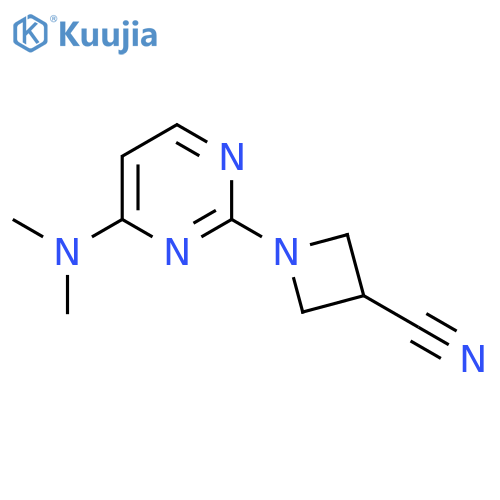 1-[4-(dimethylamino)pyrimidin-2-yl]azetidine-3-carbonitrile structure