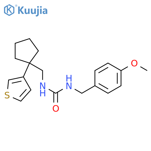 1-[(4-methoxyphenyl)methyl]-3-{[1-(thiophen-3-yl)cyclopentyl]methyl}urea structure