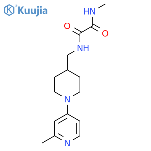 N1-methyl-N2-((1-(2-methylpyridin-4-yl)piperidin-4-yl)methyl)oxalamide structure