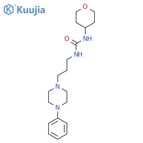 1-(oxan-4-yl)-3-[3-(4-phenylpiperazin-1-yl)propyl]urea structure