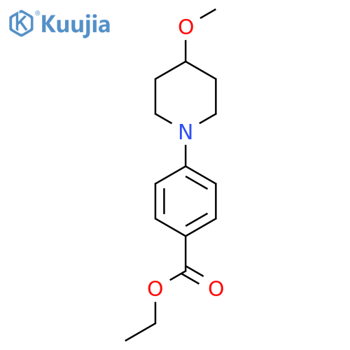 ethyl 4-(4-methoxypiperidin-1-yl)benzoate structure