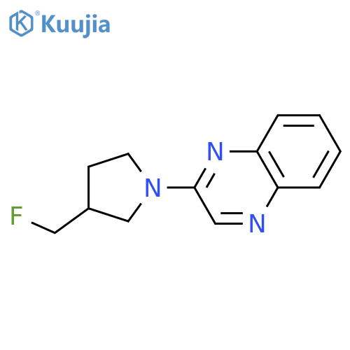 2-3-(fluoromethyl)pyrrolidin-1-ylquinoxaline structure