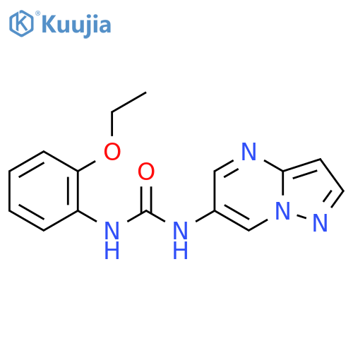 1-(2-ethoxyphenyl)-3-{pyrazolo[1,5-a]pyrimidin-6-yl}urea structure