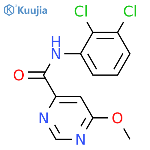 N-(2,3-dichlorophenyl)-6-methoxypyrimidine-4-carboxamide structure