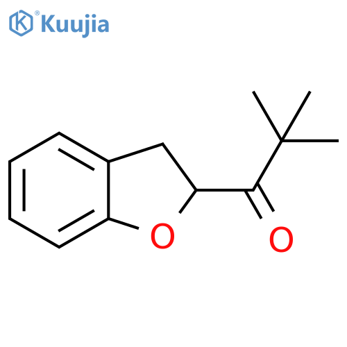 1-Propanone, 1-(2,3-dihydro-2-benzofuranyl)-2,2-dimethyl- structure