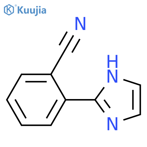 2-(1H-imidazol-2-yl)benzonitrile structure