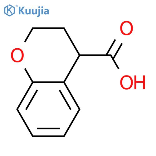 3,4-dihydro-2H-1-benzopyran-4-carboxylic acid structure