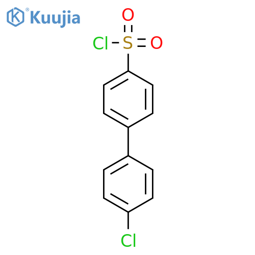 4'-chlorobiphenyl-4-sulfonyl chloride structure