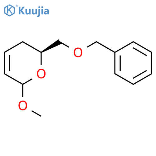 2H-Pyran, 3,6-dihydro-6-methoxy-2-[(phenylmethoxy)methyl]-, (2S)- structure