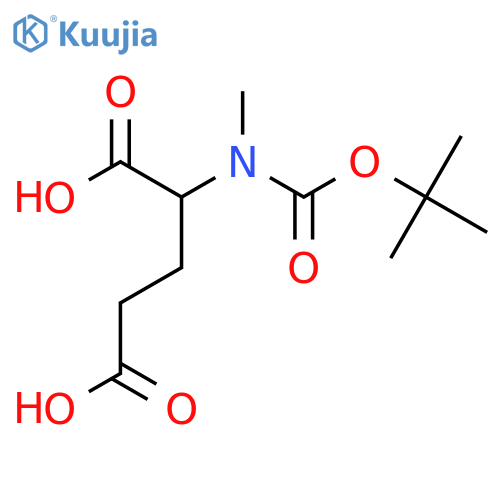 Boc-N-Me-D-Glu-OH structure