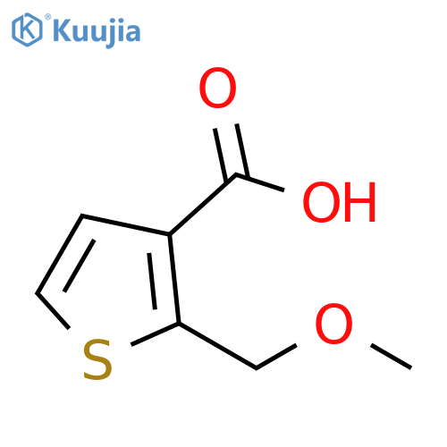 2-(methoxymethyl)thiophene-3-carboxylic acid structure