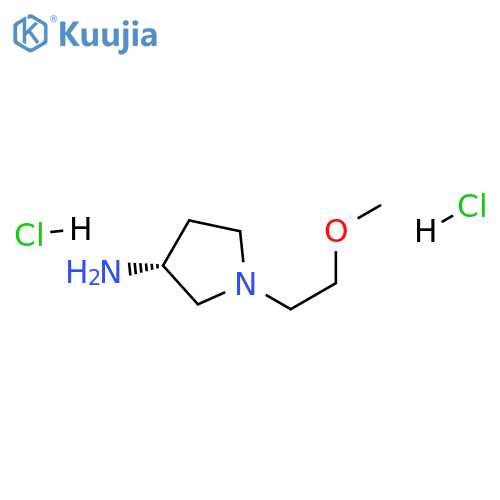 (3R)-1-(2-methoxyethyl)pyrrolidin-3-amine;dihydrochloride structure