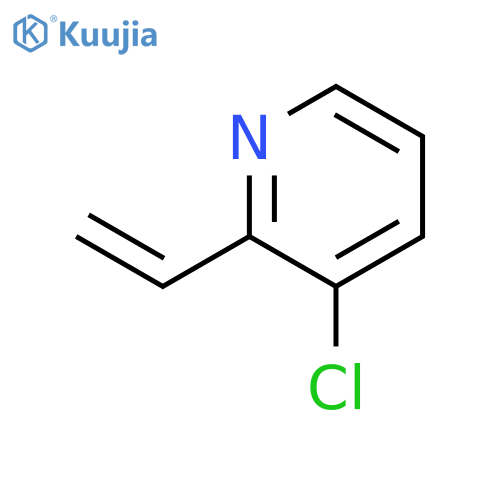 Pyridine, 3-chloro-2-ethenyl- (9CI) structure