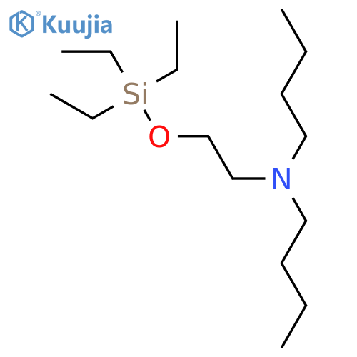N-butyl-N-{2-[(triethylsilyl)oxy]ethyl}butan-1-amine structure