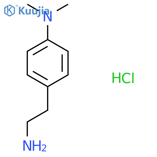 4-(2-Aminoethyl)-N,N-dimethylaniline hydrochloride structure