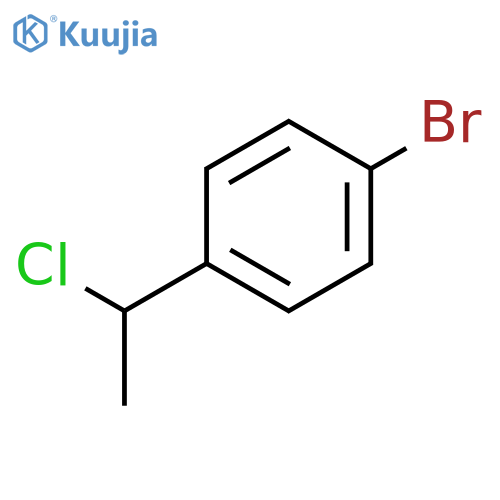 1-bromo-4-(1-chloroethyl)benzene structure