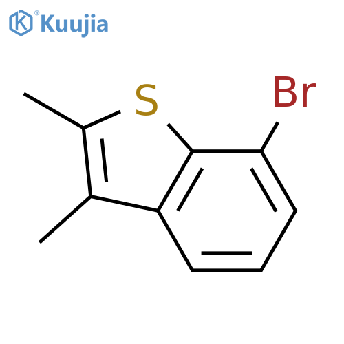 Benzo[b]thiophene,7-bromo-2,3-dimethyl- structure