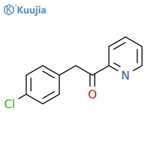 2-(4-Chlorophenyl)-1-(pyridin-2-yl)ethanone structure