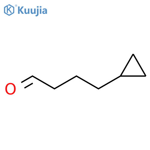 Cyclopropanebutanal structure