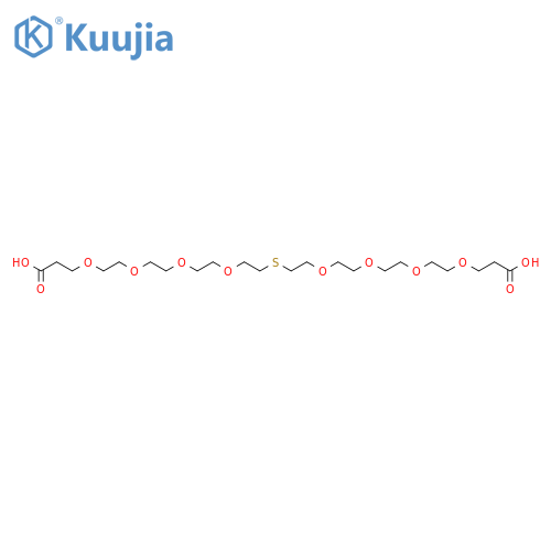 Acid-PEG4-S-PEG4-Acid structure