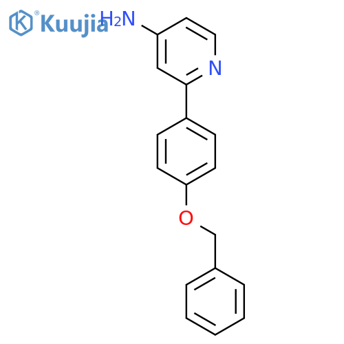 2-[4-(Benzyloxy)phenyl]pyridin-4-amine structure