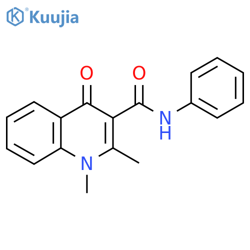 1,2-Dimethyl-4-oxo-N-phenyl-1,4-dihydroquinoline-3-carboxamide structure