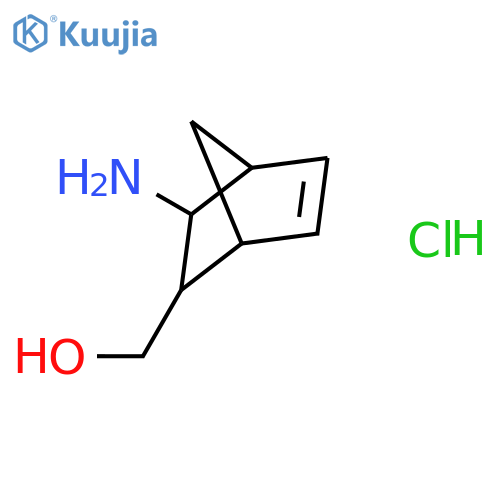 Bicyclo[2.2.1]hept-5-ene-2-methanol,3-amino-, hydrochloride (1:1), (1R,2S,3R,4S)-rel- structure