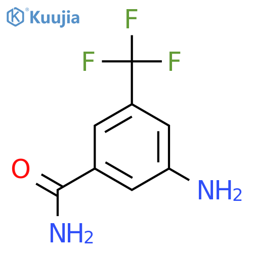 3-amino-5-(trifluoromethyl)benzamide structure