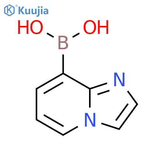 Boronic acid, B-imidazo[1,2-a]pyridin-8-yl- structure