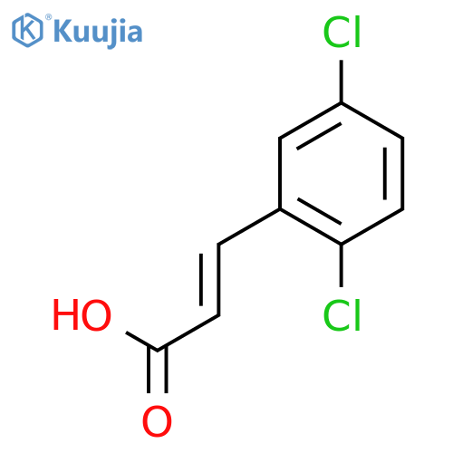 3-(2,5-dichlorophenyl)prop-2-enoic acid structure