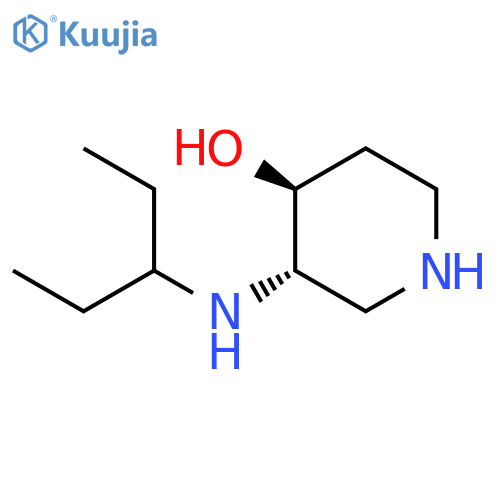 (3S,4S)-3-(pentan-3-yl)aminopiperidin-4-ol structure