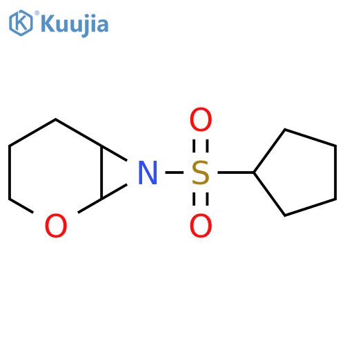 7-(cyclopentanesulfonyl)-2-oxa-7-azabicyclo4.1.0heptane structure