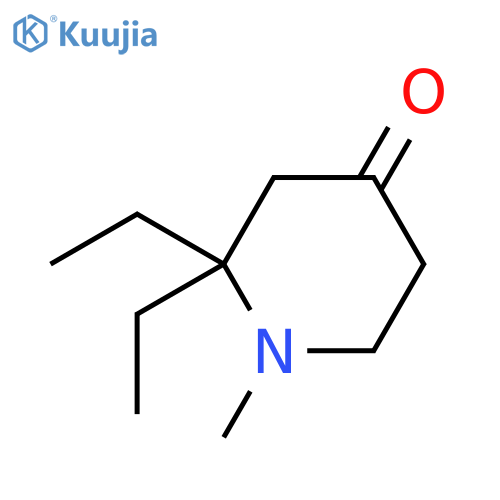 2,2-diethyl-1-methylpiperidin-4-one structure