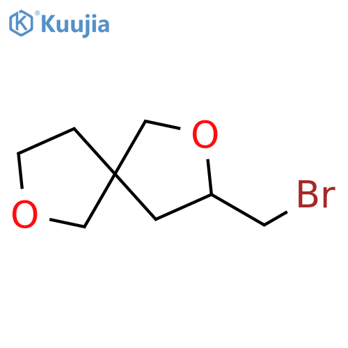 3-(bromomethyl)-2,7-dioxaspiro4.4nonane structure