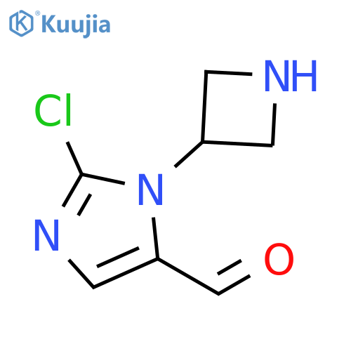 1-(azetidin-3-yl)-2-chloro-1H-imidazole-5-carbaldehyde structure