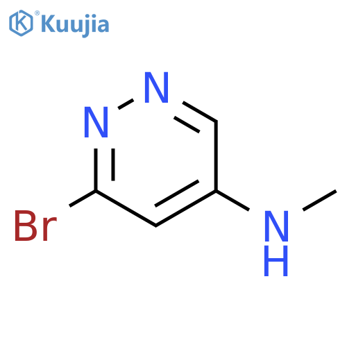 6-bromo-N-methylpyridazin-4-amine structure