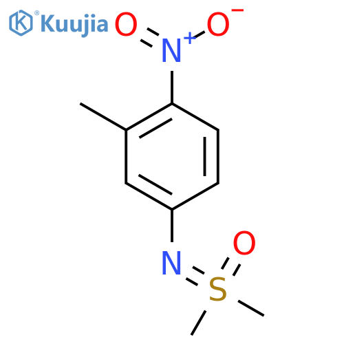 dimethyl(3-methyl-4-nitrophenyl)imino-lambda6-sulfanone structure