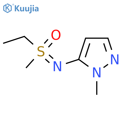 ethyl(methyl)(1-methyl-1H-pyrazol-5-yl)imino-lambda6-sulfanone structure