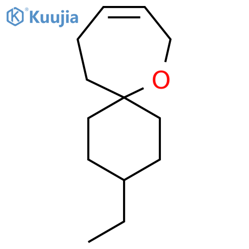 3-ethyl-7-oxaspiro5.6dodec-9-ene structure