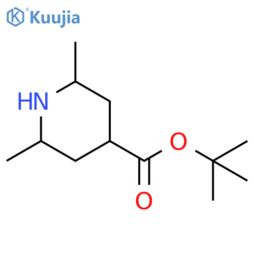 tert-butyl 2,6-dimethylpiperidine-4-carboxylate structure