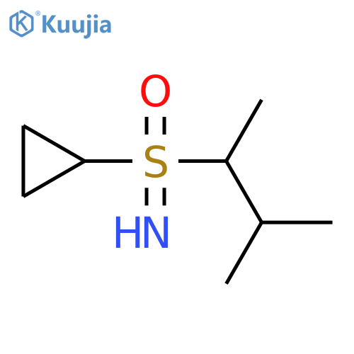 cyclopropyl(imino)(3-methylbutan-2-yl)-lambda6-sulfanone structure