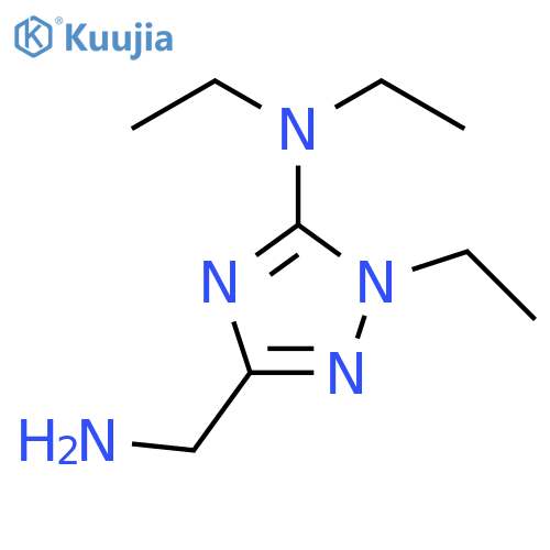 N,N-diethyl-5-(ethylamino)methyl-1H-1,2,4-triazol-3-amine structure