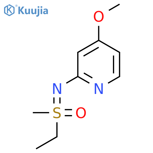 ethyl(4-methoxypyridin-2-yl)iminomethyl-lambda6-sulfanone structure