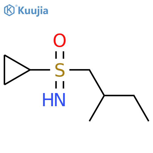 cyclopropyl(imino)(2-methylbutyl)-lambda6-sulfanone structure