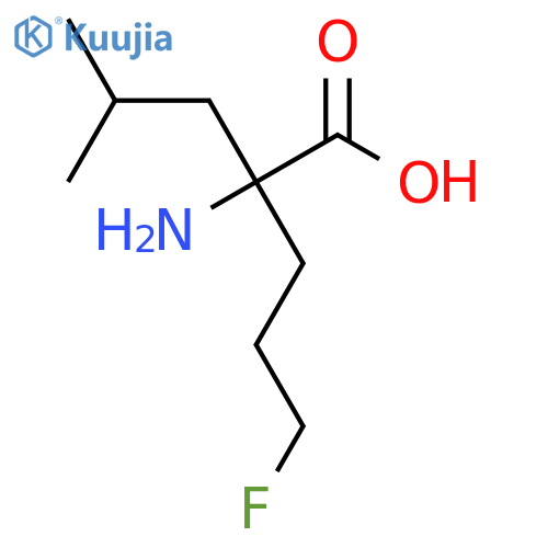 2-Amino-2-(3-fluoropropyl)-4-methylpentanoic acid structure
