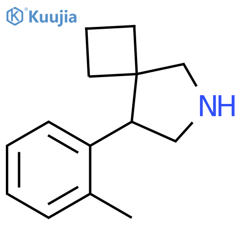 8-(2-methylphenyl)-6-azaspiro3.4octane structure