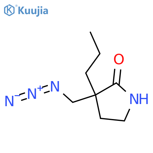 3-(Azidomethyl)-3-propylpyrrolidin-2-one structure