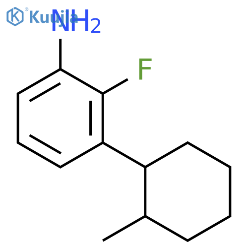 Benzenamine, 2-fluoro-3-(2-methylcyclohexyl)- structure