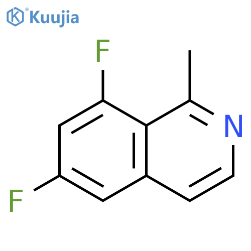 6,8-difluoro-1-methylisoquinoline structure
